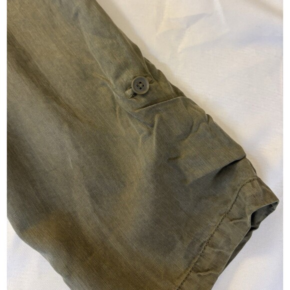 SUNDANCE Wayside Cargo Utility Jumpsuit XL Green Vintage Wash Roll Tab Coveralls - Picture 8 of 15